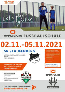 Fußballschule beim SVS – Ankündigung