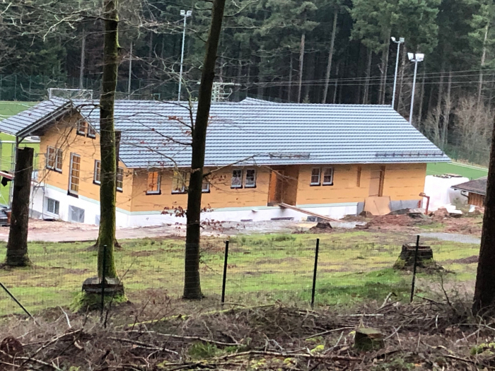 Baumaßnahmen Auwiesenhütte