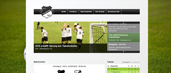 Neuer Internetauftritt des SV Staufenberg