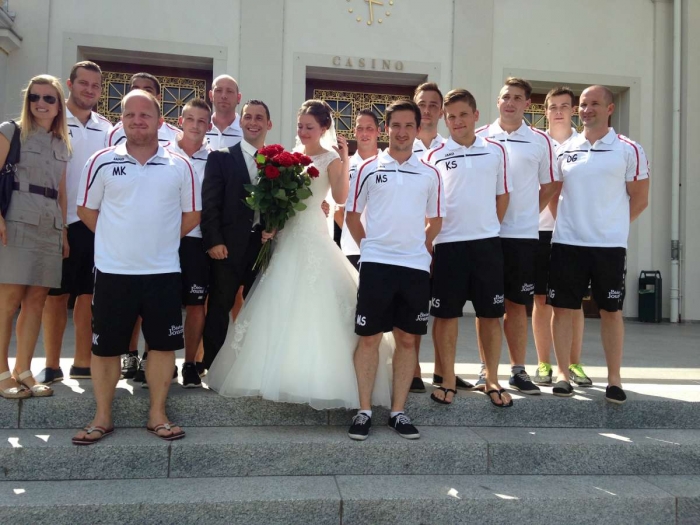 Oleg Fishman feiert Hochzeit