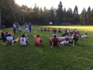 Auftakt mit Training